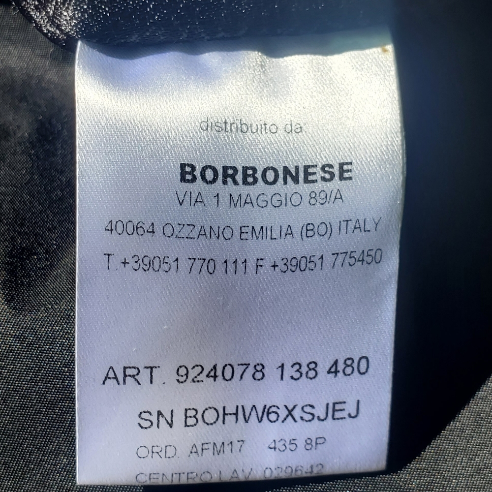 Borbonese Black Crossbody Purse - Picture 8 of 11